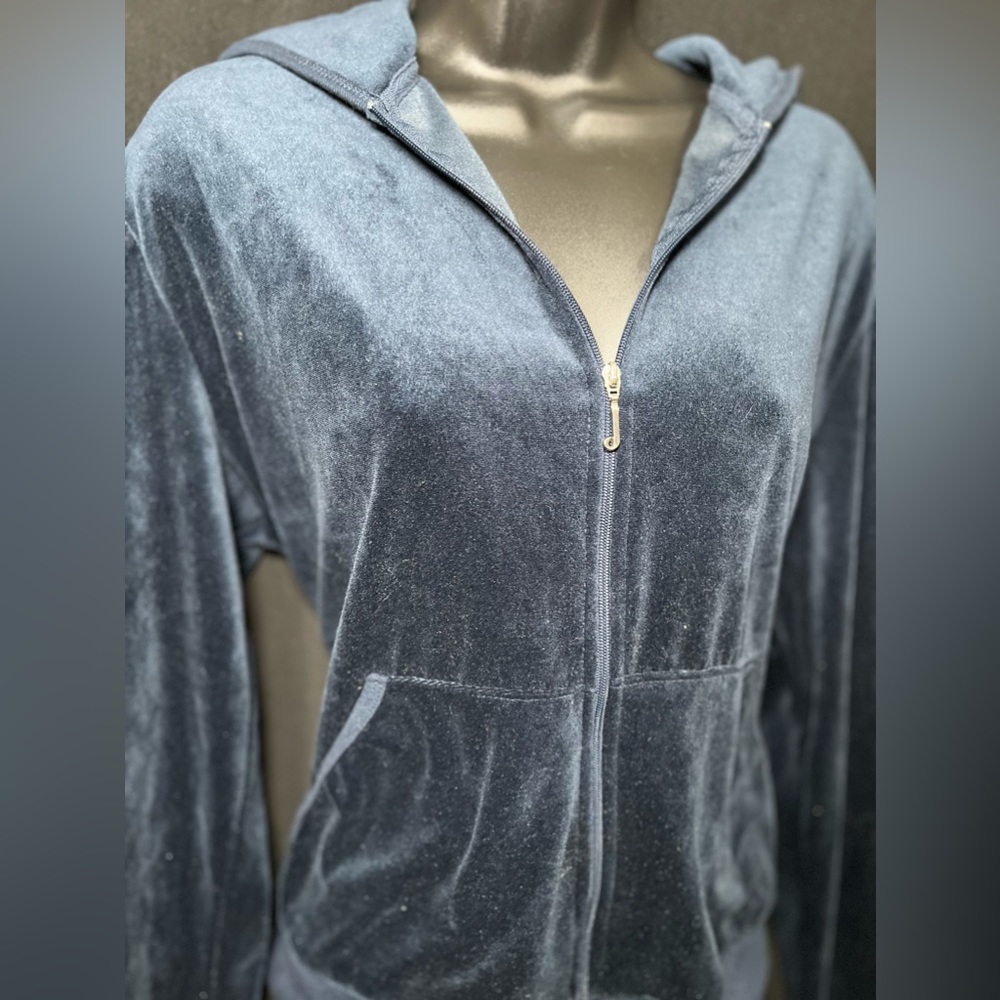 Juicy couture navy blue zip up - Picture 2 of 6